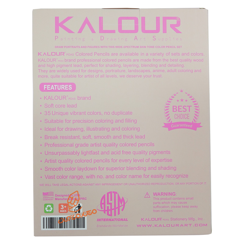 مداد رنگی 36 رنگ طیف پوست کالور KALOUR (4).jpg