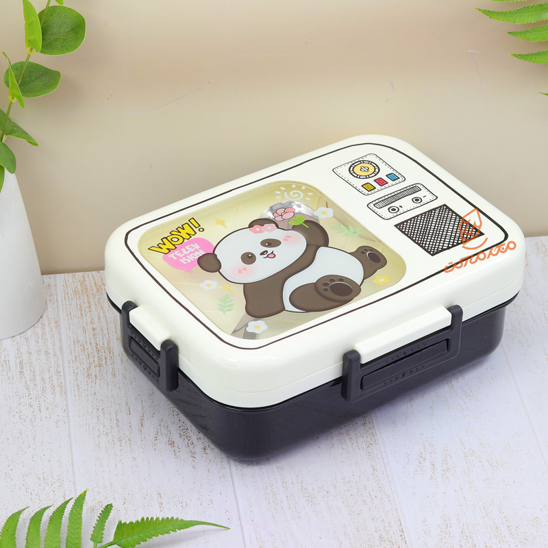 ظرف غذا 3 خانه داخل استیل طرح پاندا کد 7135 (2).jpg