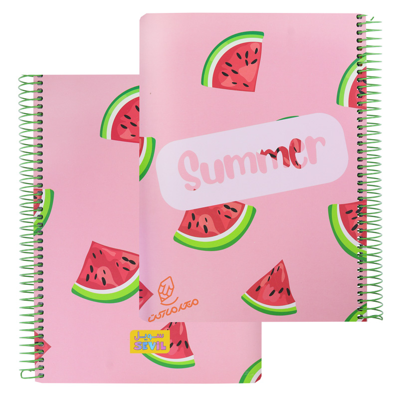 دفتر 100 برگ جلد سخت طرح انیمه کد 855 سویل SEVIL (7).jpg