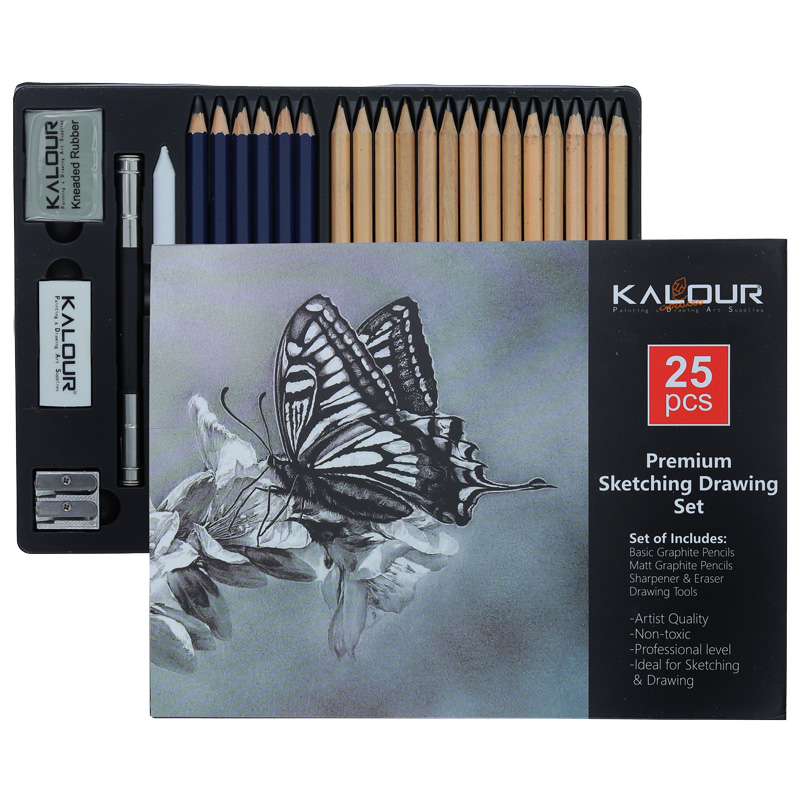 ست طراحی 25 تکه طرح پروانه  کالور KALOUR