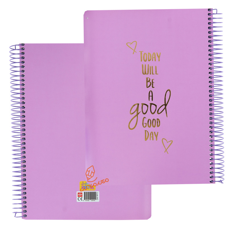 دفتر 100 برگ جلد سخت رنگی طرح طلاکوب کد 847 سویل SEVIL (9).jpg