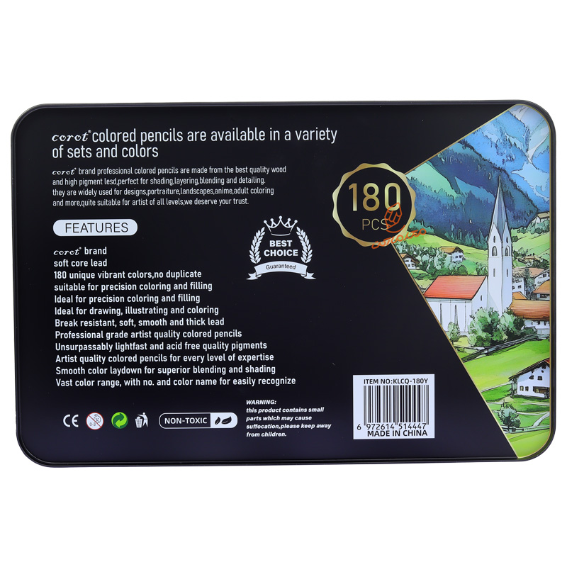 مداد رنگی 180 رنگ طرح عقاب کروت COROT (3).jpg