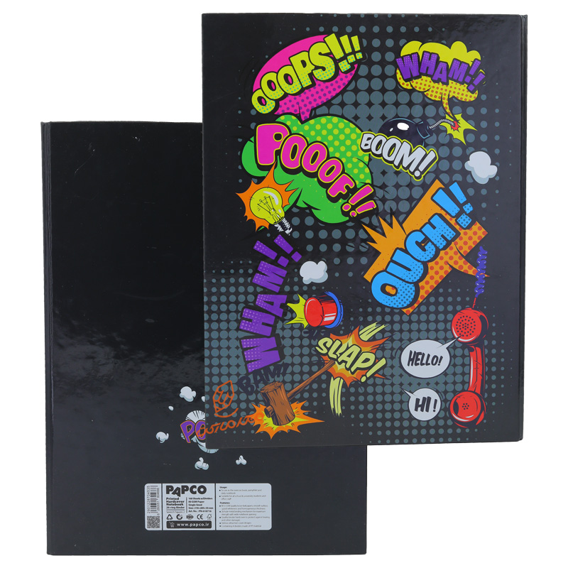 دفتر کلاسوری 160 برگ طرح دار PN-6187 پاپکو PAPCO (5).jpg