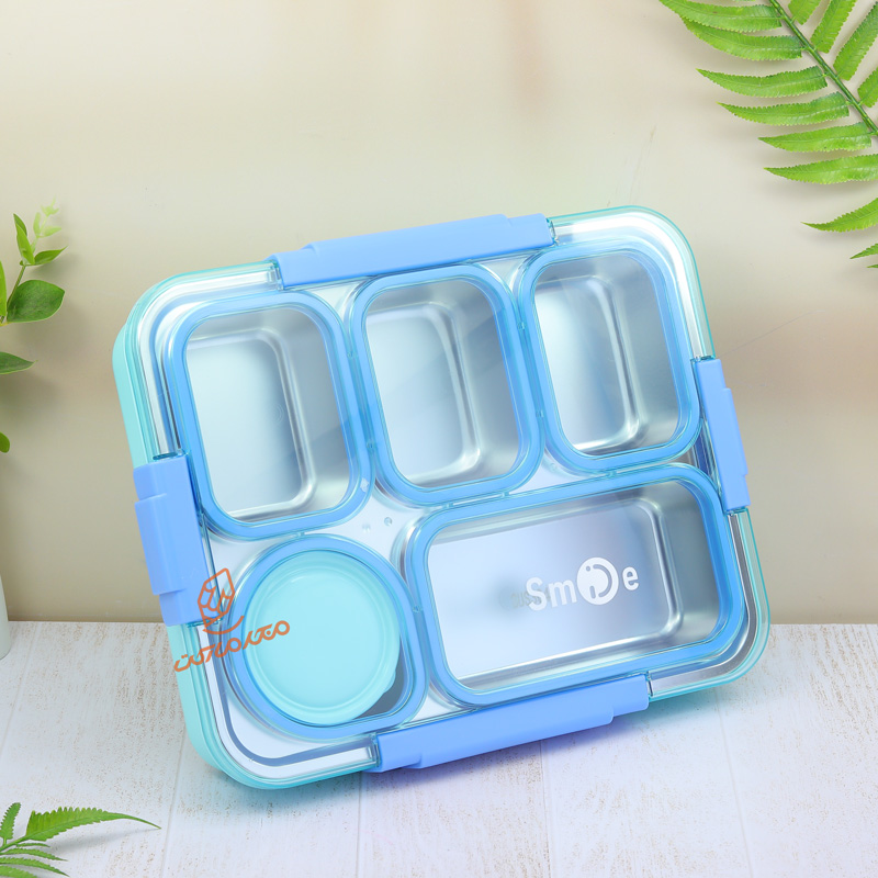 ظرف غذا بزرگ 5 خانه داخل استیل کلاسیک کد 2562 SMIE (3).jpg