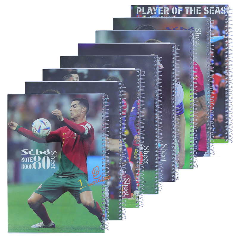 دفتر 80 برگ طرح فوتبال M36 سیبو SIBO