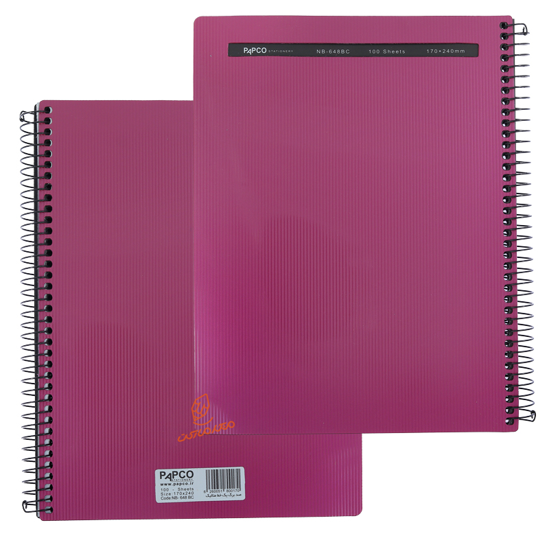 دفتر 100 برگ متالیک NB-648 پاپکو PAPCO (12).jpg
