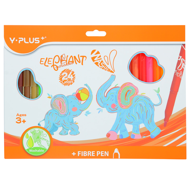 ماژیک رنگ آمیزی 24 رنگ مدل 0200 وای پلاس Y.PLUS