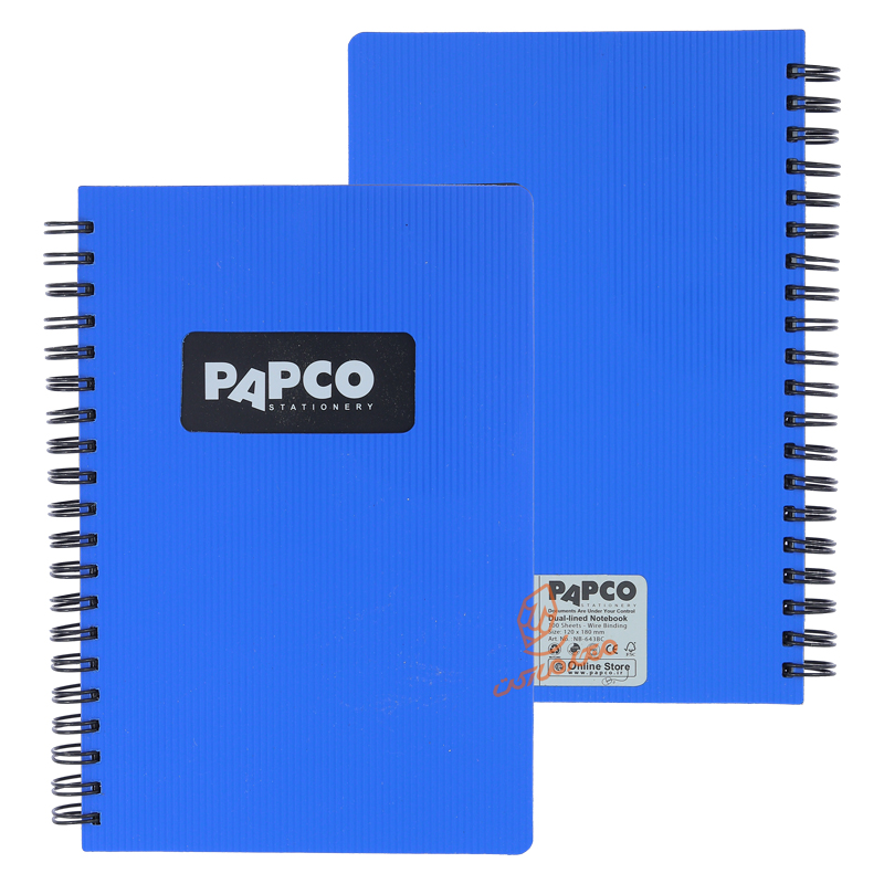 دفترچه 100 برگ 2 خط BC-643 پاپکو PAPCO (12).jpg