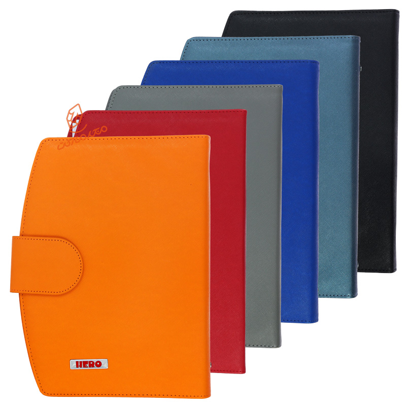 دفتر کلاسوری 100 برگ مدل هلالی ساده کد 59 هیرو HERO