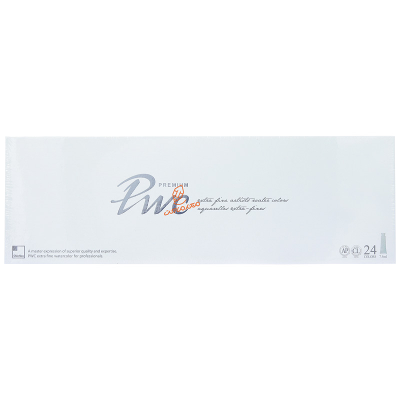  آبرنگ 24 رنگ حرفه ای ( 7.5 میل ) PWC شین هان (2).jpg