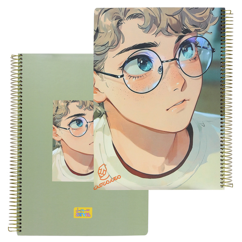 دفتر 100 برگ رحلی طرح کلاسیک دخترانه کد 873 سویل SEVIL (6).jpg