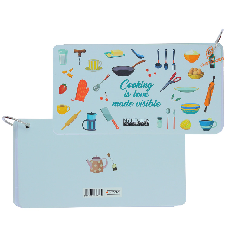 دفتر یادداشت تک حلقه مدل آشپزخانه دات نوت  DOT NOTE (6).jpg