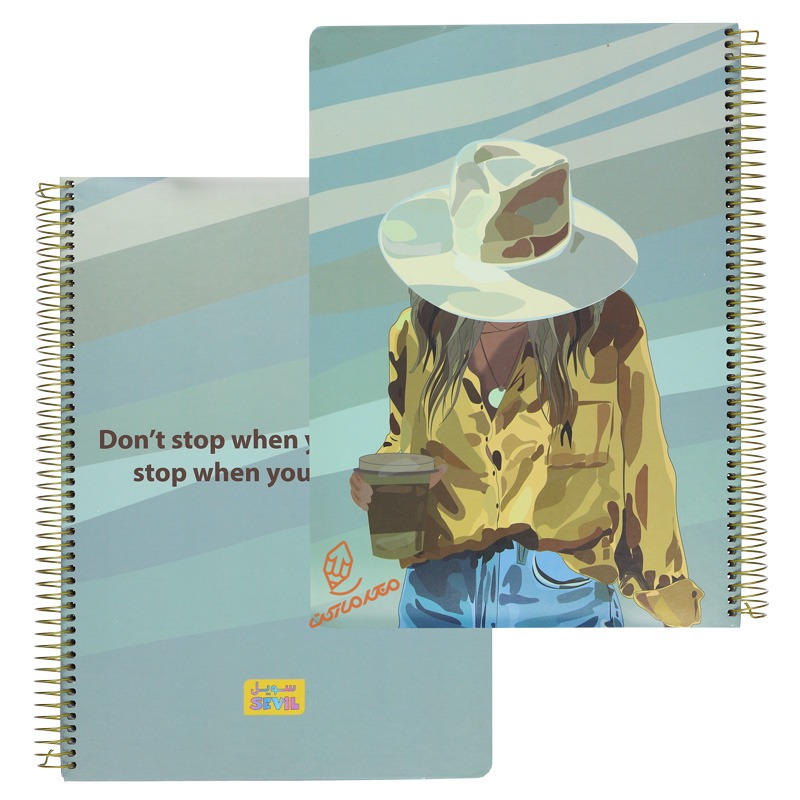 دفتر 100 برگ رحلی طرح کلاسیک دخترانه کد 873 سویل SEVIL (7).jpg