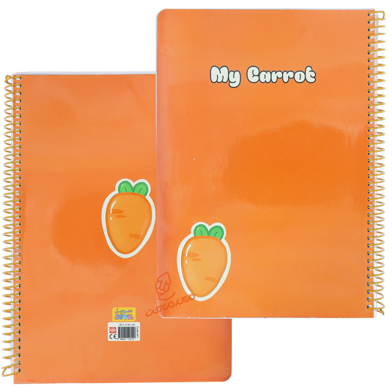 دفتر 80 برگ رنگی ساده کد 851 سویل SEVIL (3).jpg