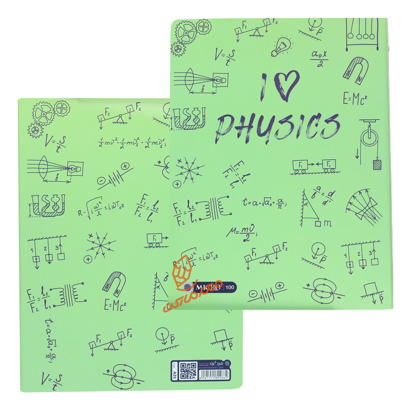 دفتر کلاسوری 100 برگ طرح علم فیزیک A31 میکرو MICRO (8).jpg