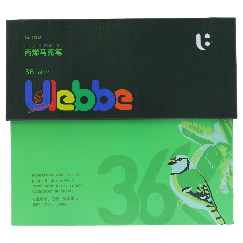 ماژیک اکریلیک 36 رنگ 1002 ULEBBTE (2).jpg