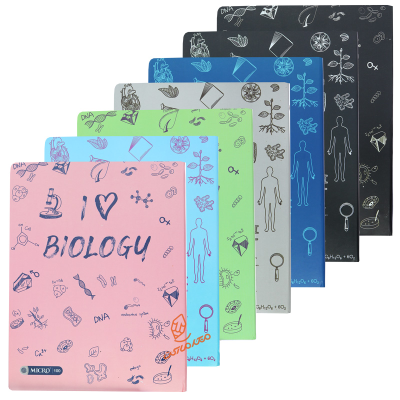 دفتر کلاسوری 100 برگ طرح علم زیست A32 میکرو MOCRO