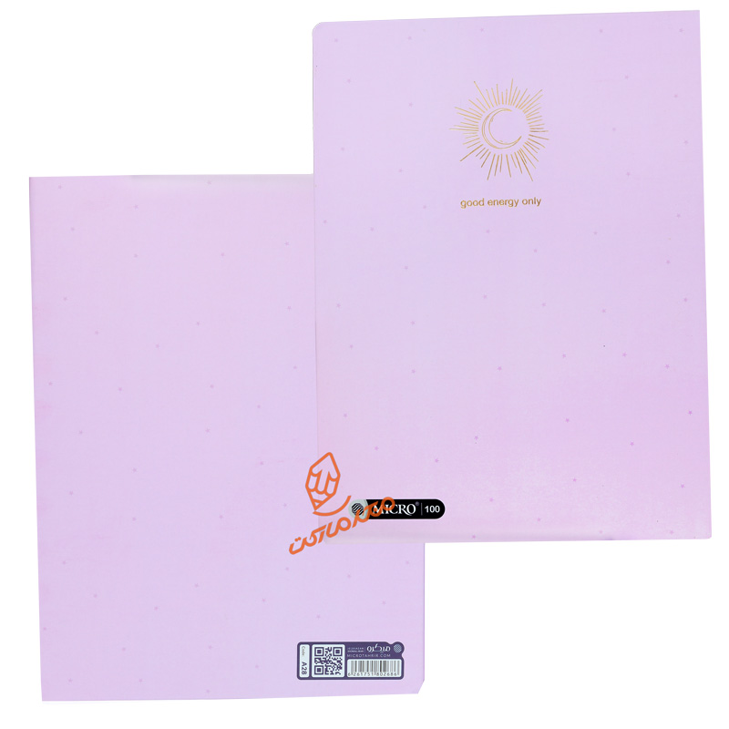 دفتر کلاسوری 100 برگ طرح کلاسیک رنگی A28 میکرو MICRO (3).jpg