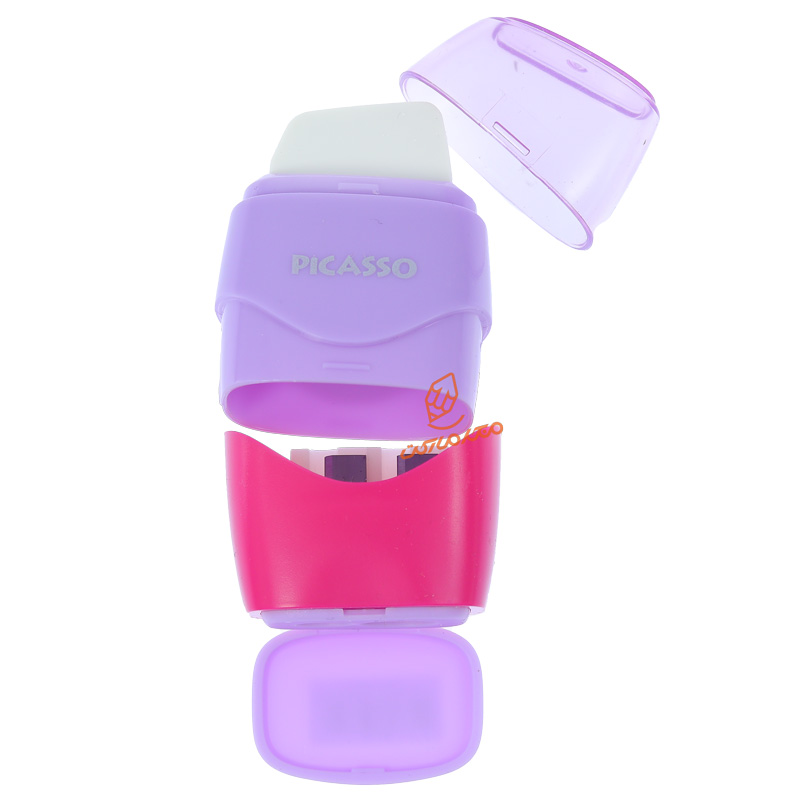 پاک کن تراش مخزن دار رنگی SH-120 پیکاسو PICASSO (4).jpg