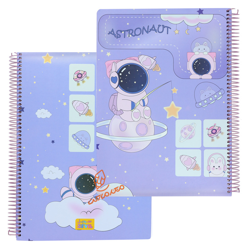 دفتر 100 برگ رحلی طرح فانتزی کد 876 سویل SEVIL (8).jpg