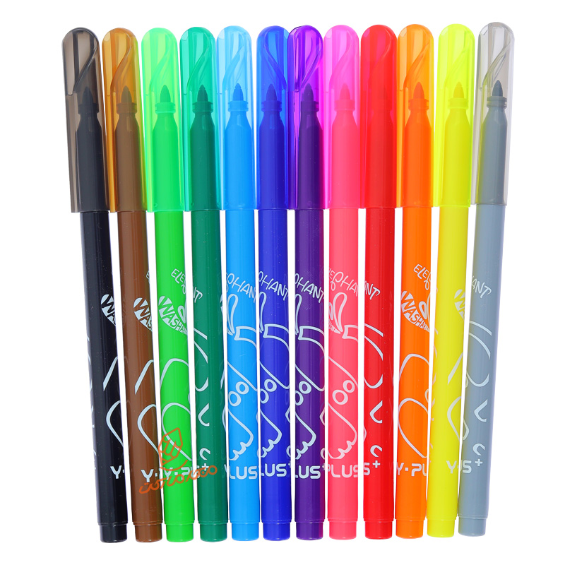 ماژیک رنگ آمیزی 12 رنگ مدل 0100 وای پلاس Y.PLUS (3).jpg