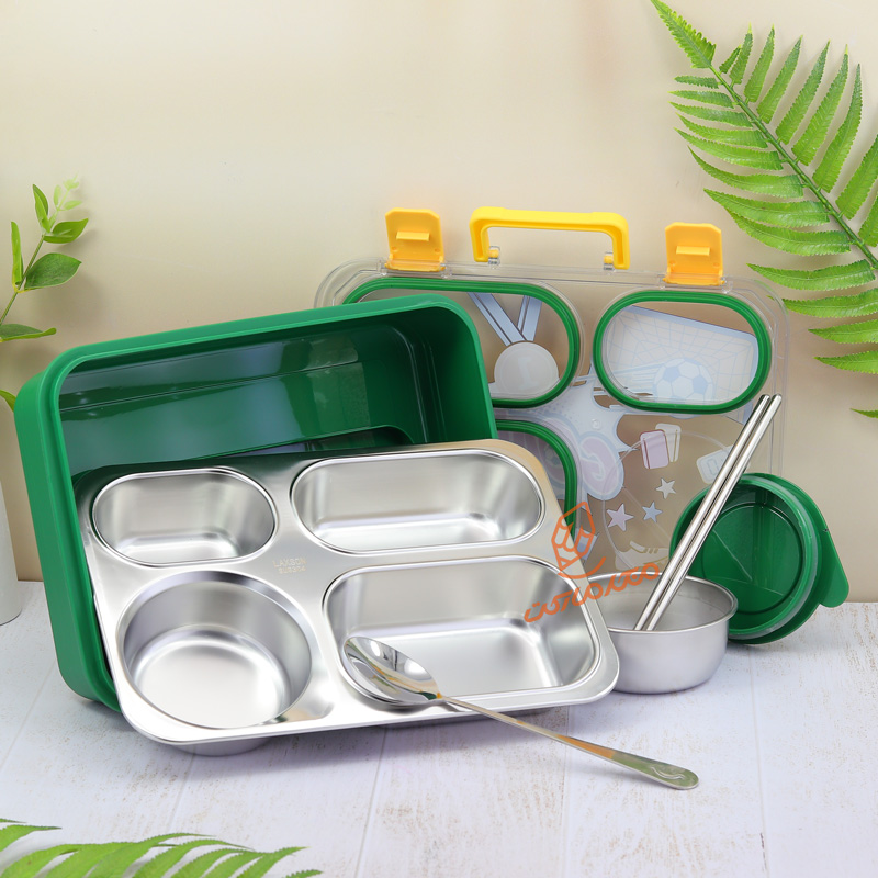 ظرف غذا 2 طبقه 4 خانه طرح انیمیشن کد 7158 (3).jpg