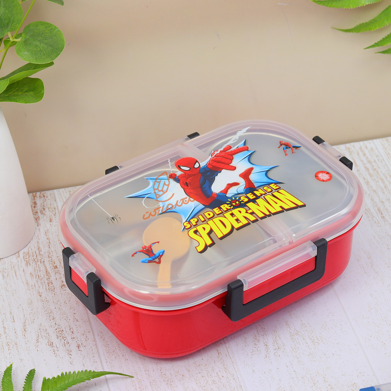 ظرف غذا 2 خانه داخل استیل طرح کودکانه کد 88002 (3).jpg