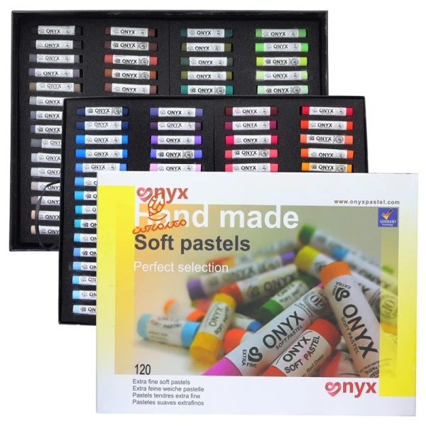 گچ پاستل دست ساز 120 رنگ مدل کامل اونیکس ONYX