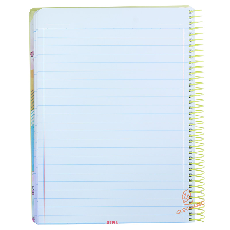 دفتر 100 برگ جلد سخت رنگی طرح طلاکوب کد 847 سویل SEVIL (3).jpg