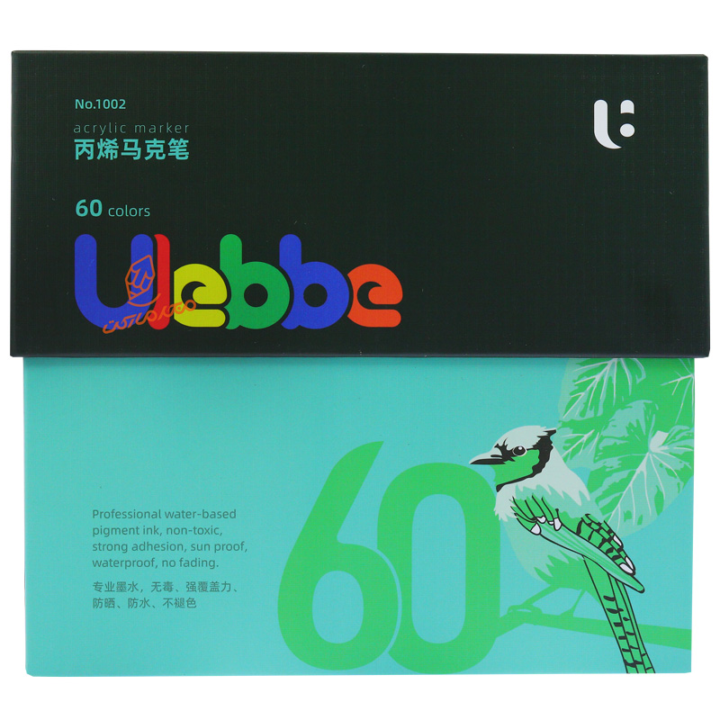 ماژیک اکریلیک 60 رنگ 1002 ULEBBTE (1).jpg