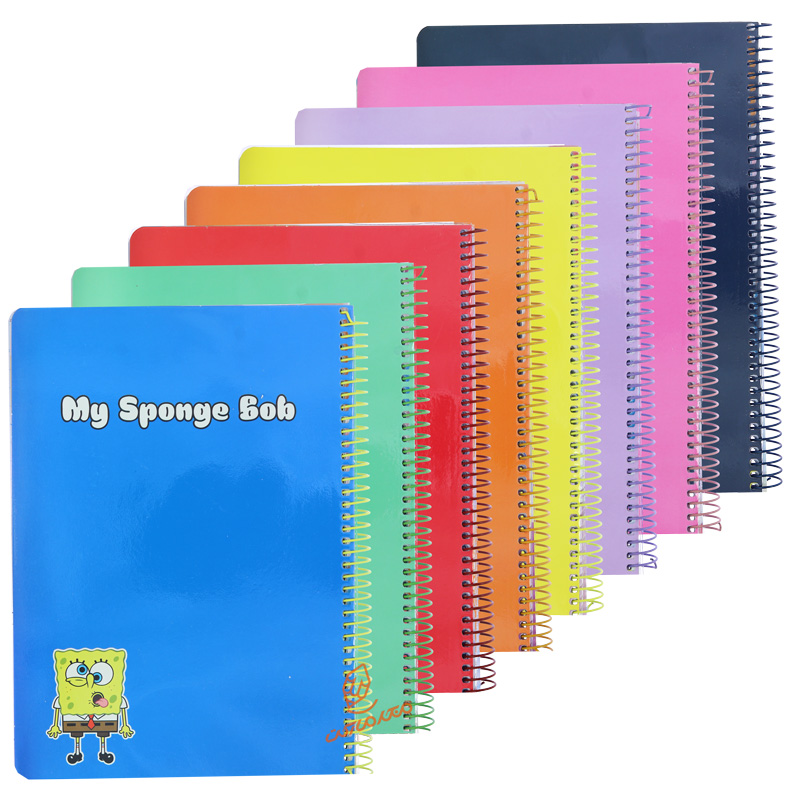 دفتر 100 برگ رنگی ساده کد 852 سویل SEVIL