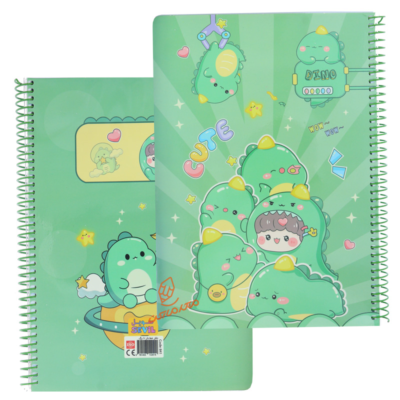 دفتر 100 برگ طرح فانتزی دخترانه کد 841 سویل SEVIL (6).jpg