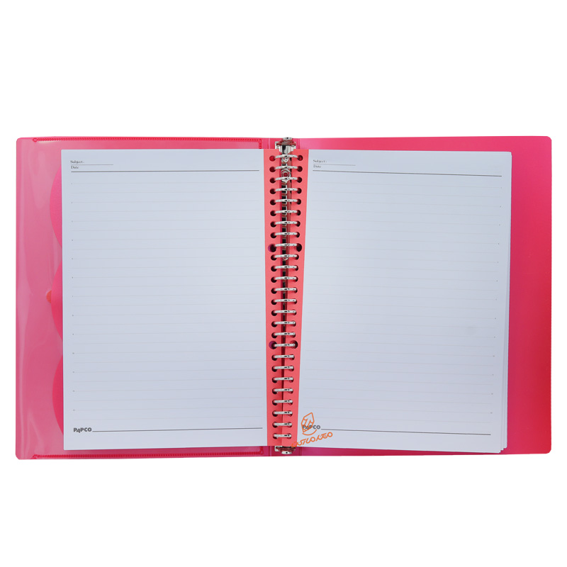 دفتر کلاسوری 140 برگ متالیک NB-666 پاپکو PAPCO (3).jpg