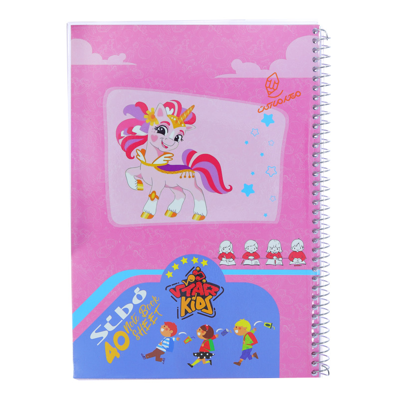 دفتر 40 برگ حاشیه دار طرح انیمیشین کودکان سیبو SIBO (4).jpg