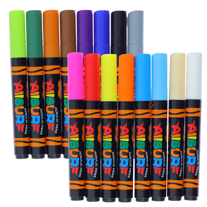 ماژیک اکریلیک 16 رنگ AP-110 وای پلاس Y.PLUS (5).jpg