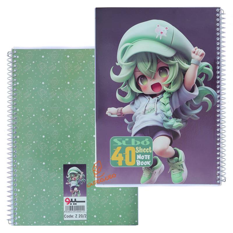 دفتر 40 برگ طرح فرشته  Z202 سیبو SIBO (6).jpg