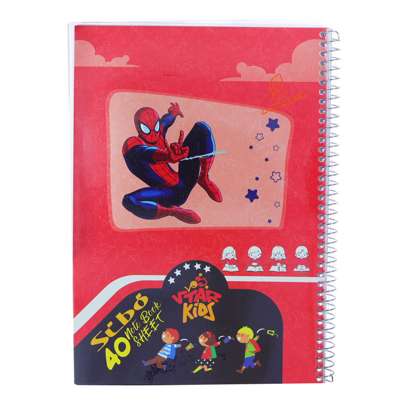 دفتر 40 برگ حاشیه دار طرح انیمیشین کودکان سیبو SIBO (2).jpg