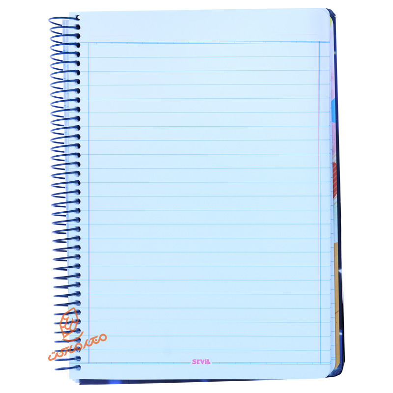 دفتر 100 برگ طرح فانتزی دخترانه کد 857 سویل SEVIL (10).jpg