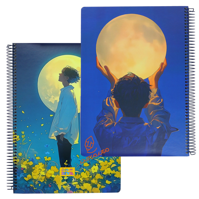 دفتر 100 برگ رحلی طرح فانتزی دخترانه کد 875 سویل SEVIL (7).jpg