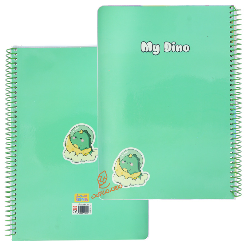 دفتر 80 برگ رنگی ساده کد 851 سویل SEVIL (6).jpg