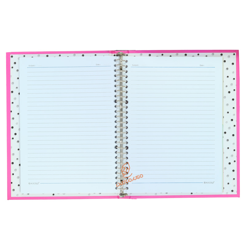 دفتر کلاسوری 100 برگ رنگی طرح دار A-5 میکرو MICRO (3).jpg