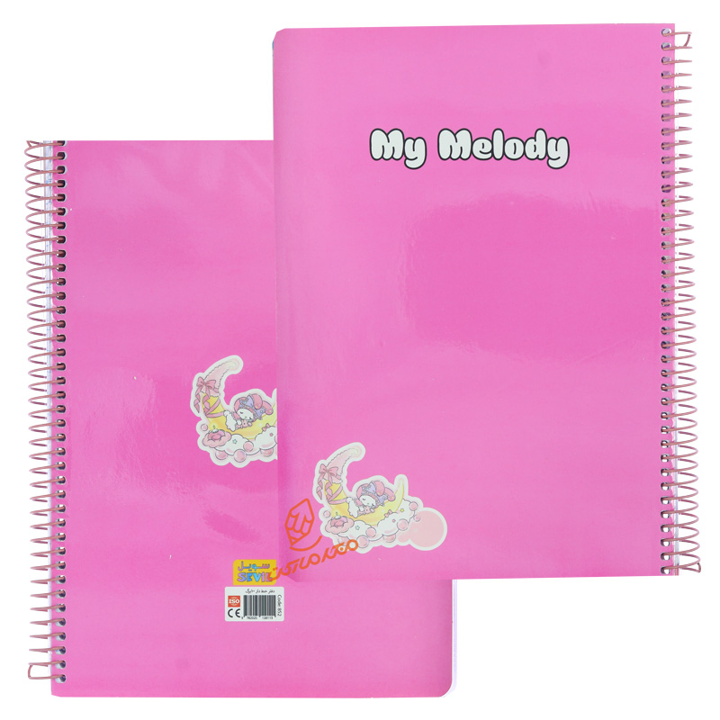 دفتر 100 برگ رنگی ساده کد 852 سویل SEVIL (8).jpg