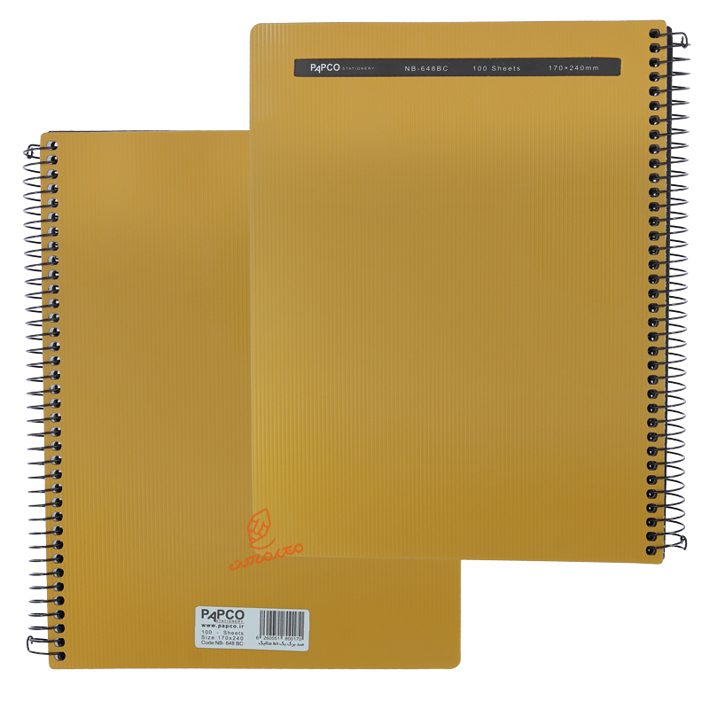 دفتر 100 برگ متالیک NB-648 پاپکو PAPCO (11).jpg