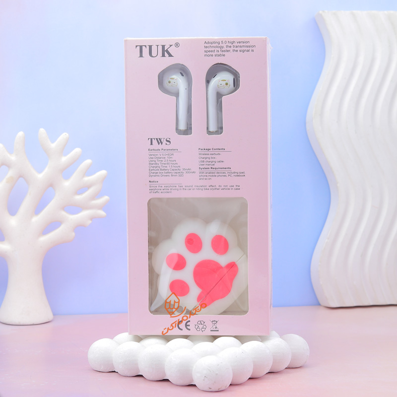  ایرپاد به همراه جاکلیدی طرح پنجه گربه T-332 (3).jpg