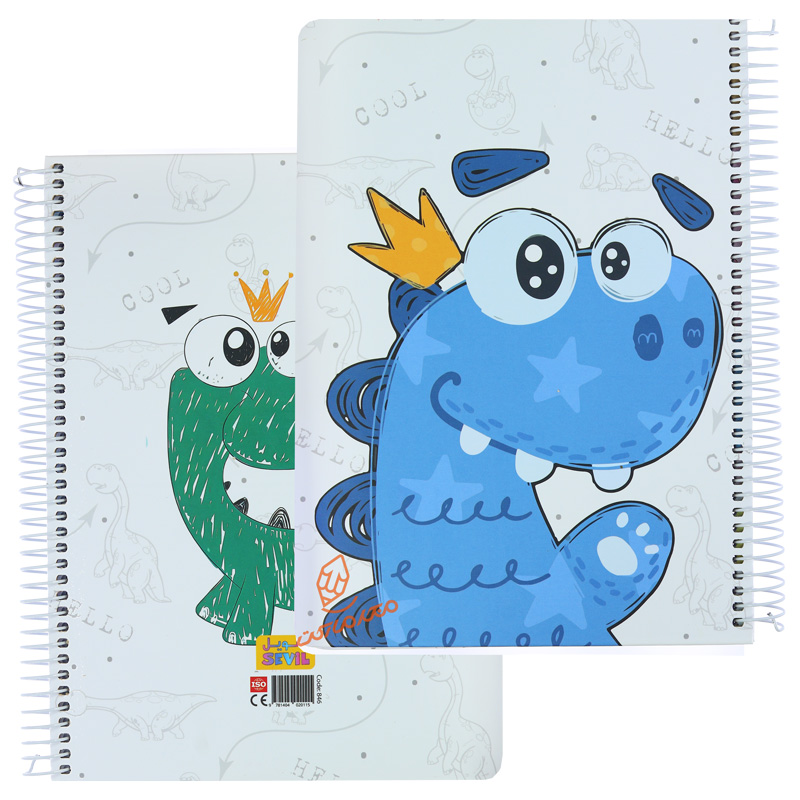 دفتر 100 برگ جلد سخت طرح فانتزی دخترانه کد 846 سویل SEVIL (3).jpg