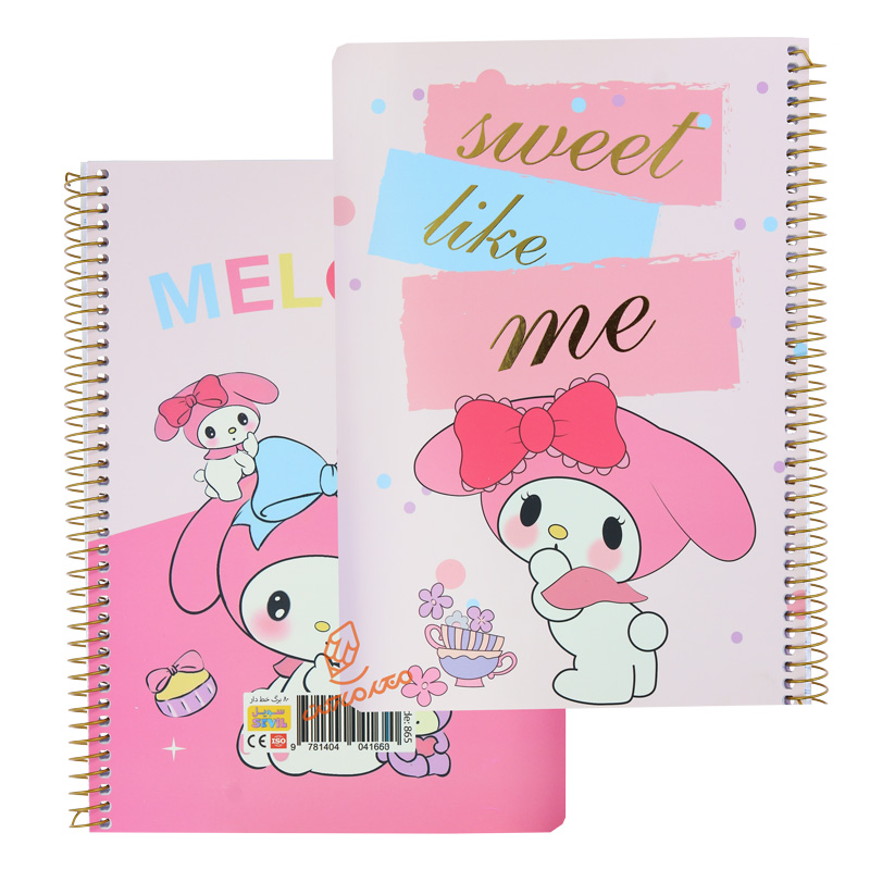 دفتر 80 برگ طرح فانتزی طلاکوب کد 865 سویل SEVIL (5).jpg