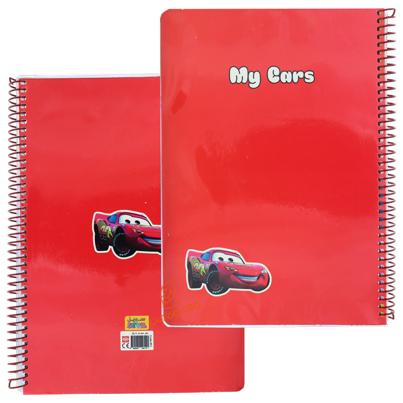 دفتر 80 برگ رنگی ساده کد 851 سویل SEVIL (4).jpg
