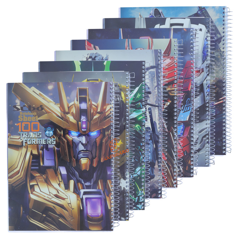 دفتر 100 برگ طرح TRANS FORMERS سیبو SIBO
