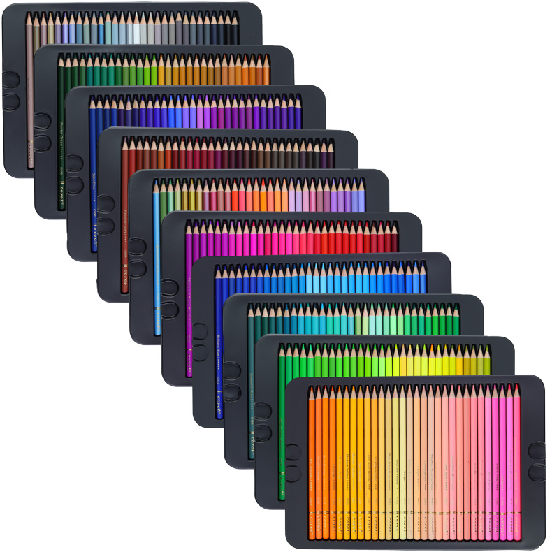 مداد رنگی 300 رنگ طرح عقاب کروت COROT (6).jpg