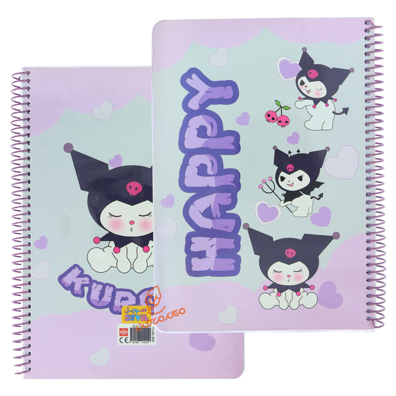 دفتر 80 برگ طرح فانتزی کودکانه کد 840 سویل SEVIL (11).jpg